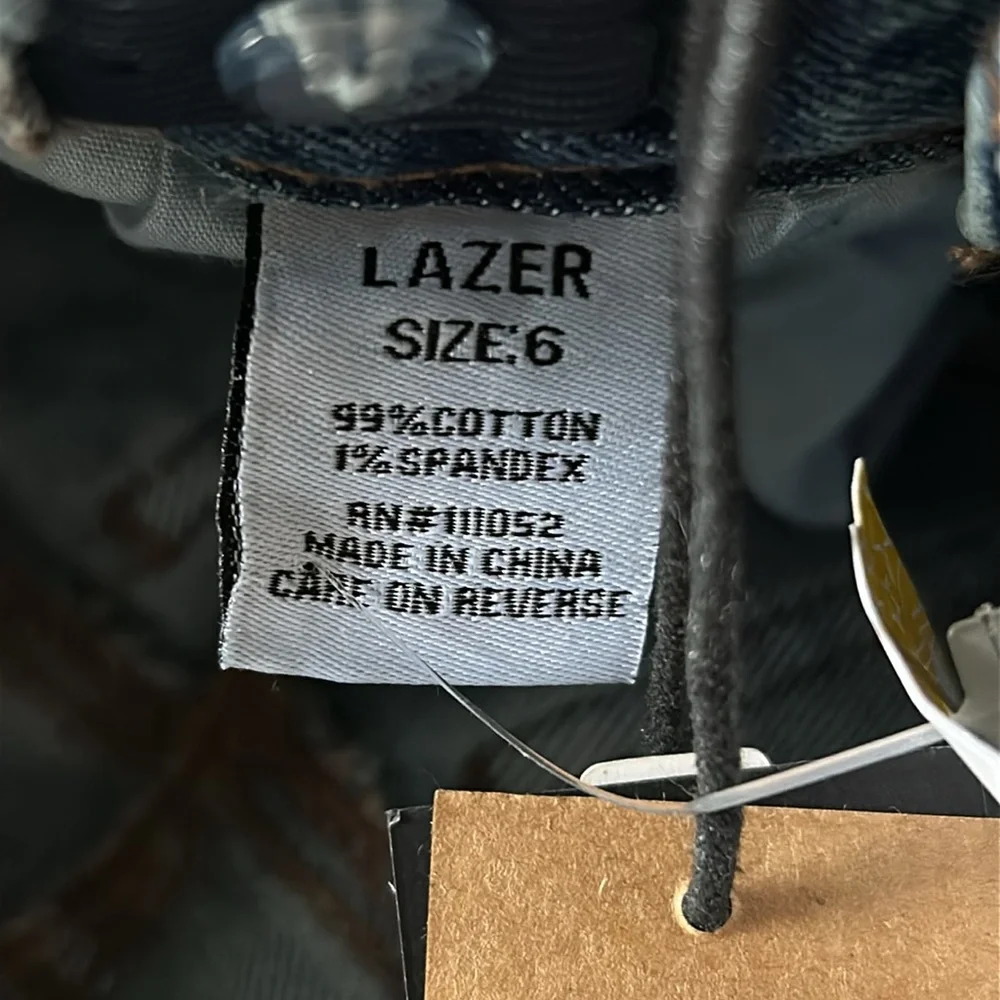 Lazer Skater Boys Kids Carpenter Jeans Size 6 Back to School‎ Fall Denim NWT